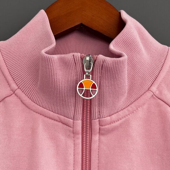 Ellesse Rimini Track Jacket Men's Medium M Pink Blue Stripes Retro Zip Up Sport - Picture 6 of 15